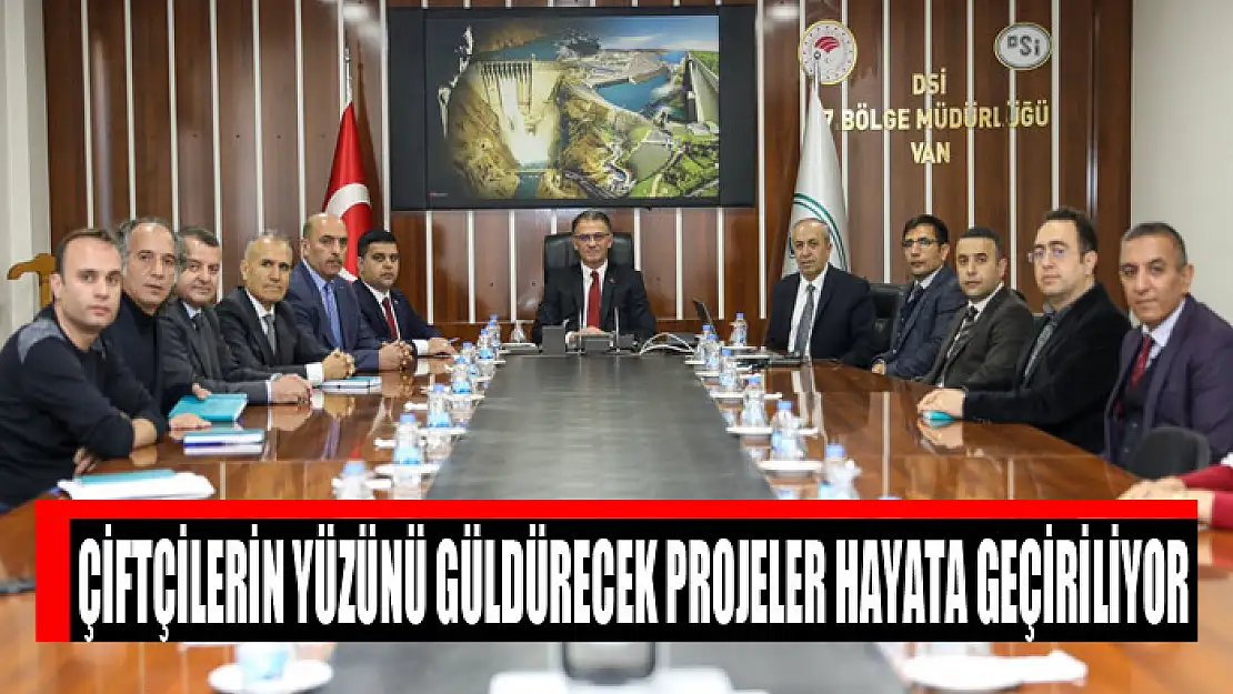 Çiftçilerin yüzünü güldürecek projeler hayata geçiriliyor