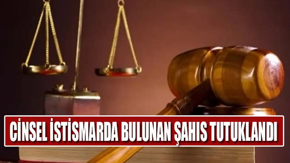 Cinsel istismarda bulunan şahıs tutuklandı