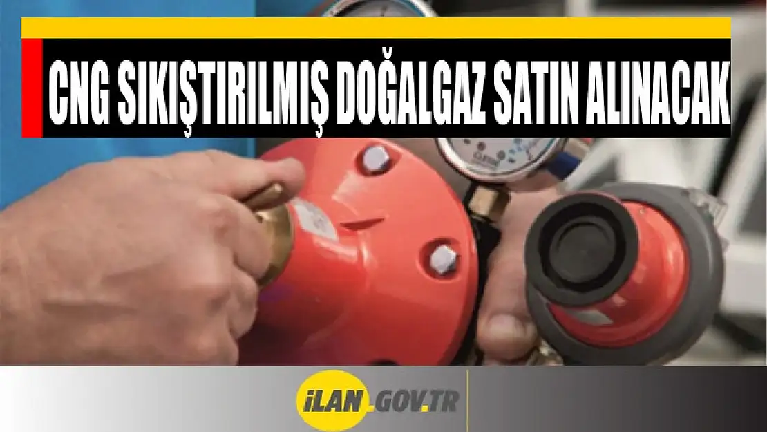 CNG sıkıştırılmış doğalgaz satın alınacak