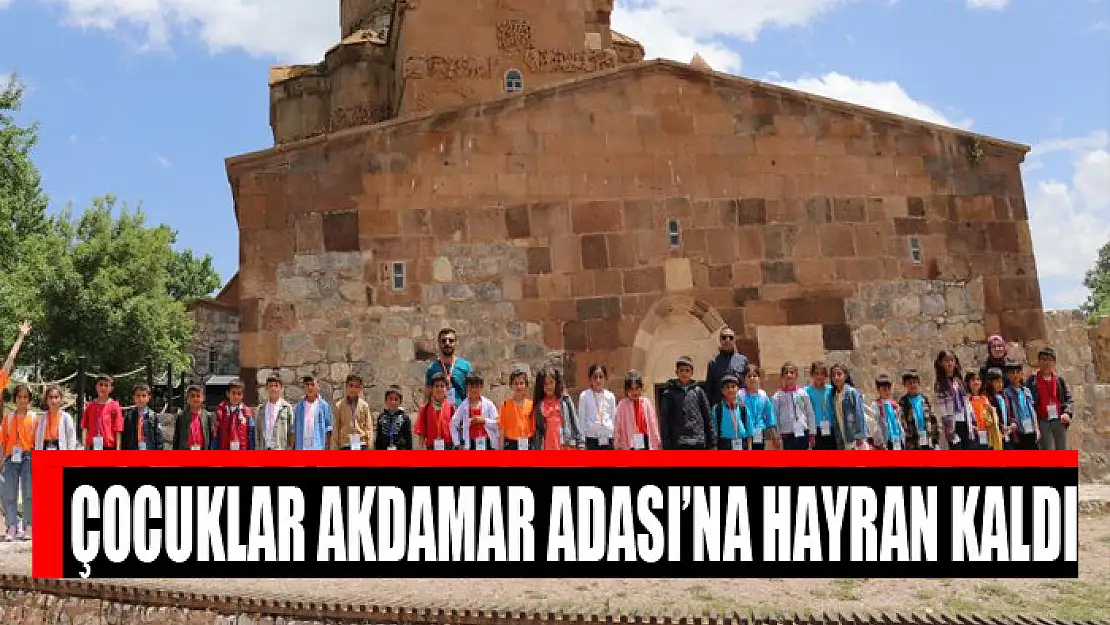 Çocuklar Akdamar Adası'na hayran kaldı