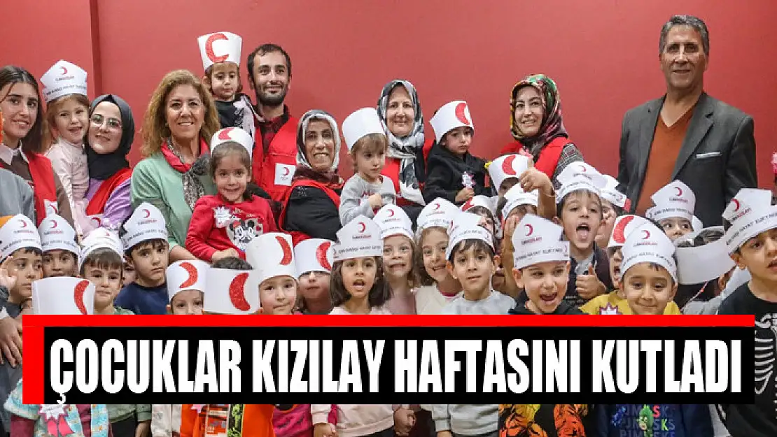 ÇOCUKLAR KIZILAY HAFTASINI KUTLADI