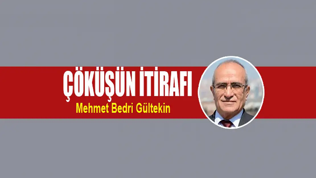 Çöküşün itirafı