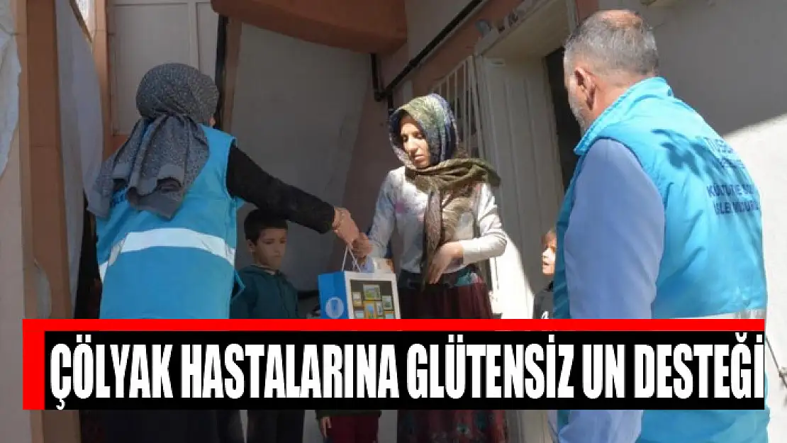 Çölyak hastalarına glütensiz un desteği