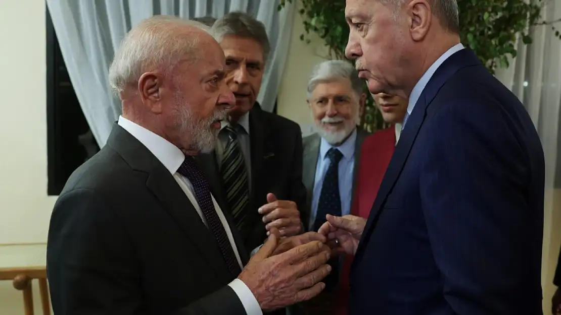 Cumhurbaşkanı Erdoğan, Brezilya Devlet Başkanı Lula Da Silva ile görüştü