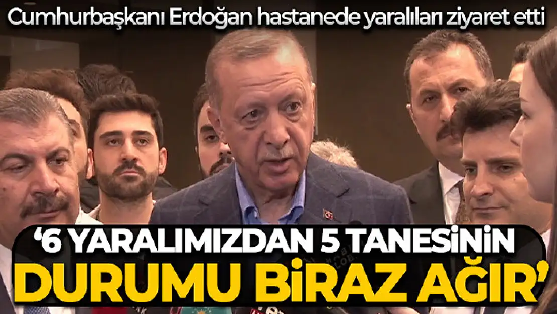 Cumhurbaşkanı Erdoğan Çam ve Sakura Şehir Hastanesi ziyaret etti