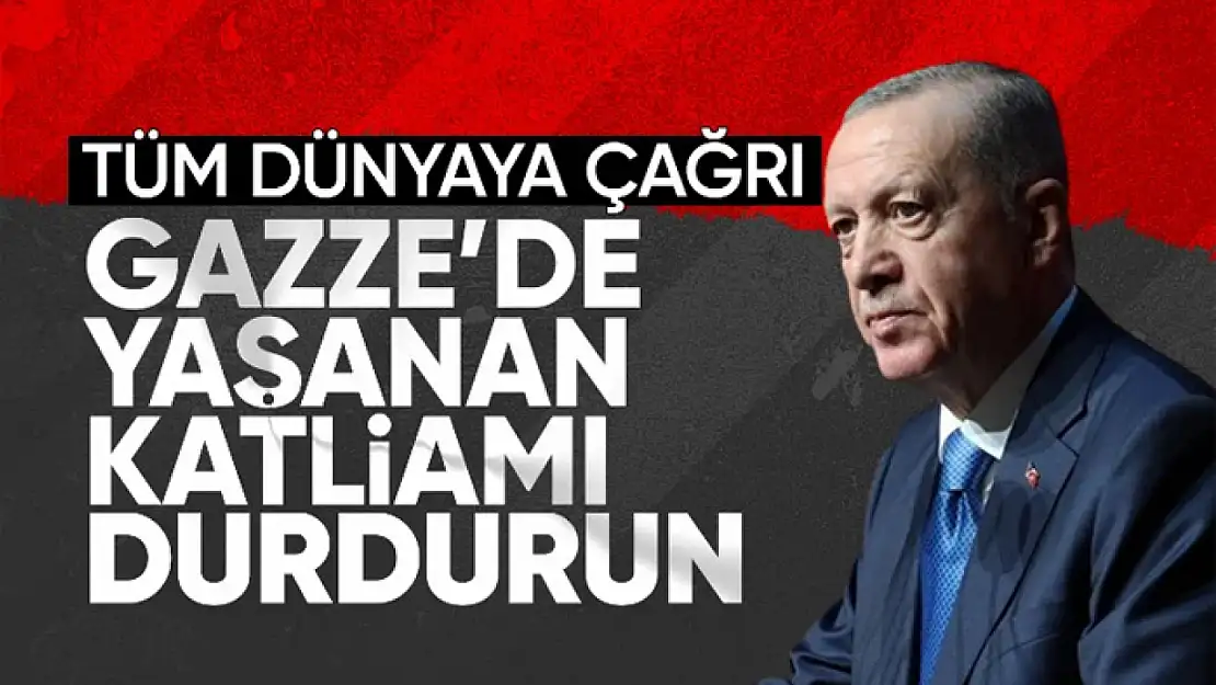 Cumhurbaşkanı Erdoğan'dan İsrail'in Gazze'de hastaneyi vurmasına tepki