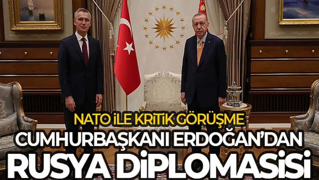 Cumhurbaşkanı Erdoğan, NATO Genel Sekreteri Stoltenberg ile görüştü