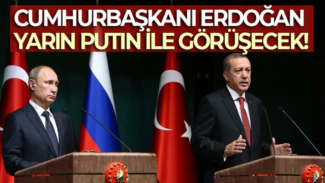 Cumhurbaşkanı Erdoğan Putin ile görüşecek!