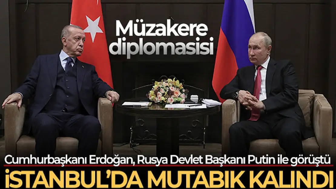 Cumhurbaşkanı Erdoğan, Rusya Devlet Başkan Putin ile görüştü