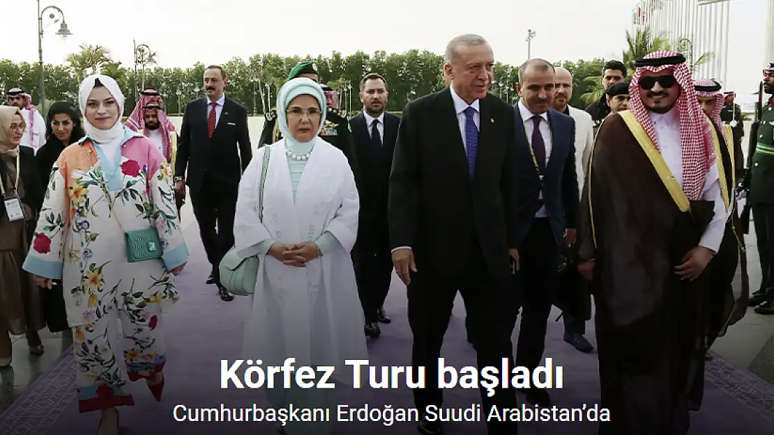 Cumhurbaşkanı Erdoğan Suudi Arabistan'da