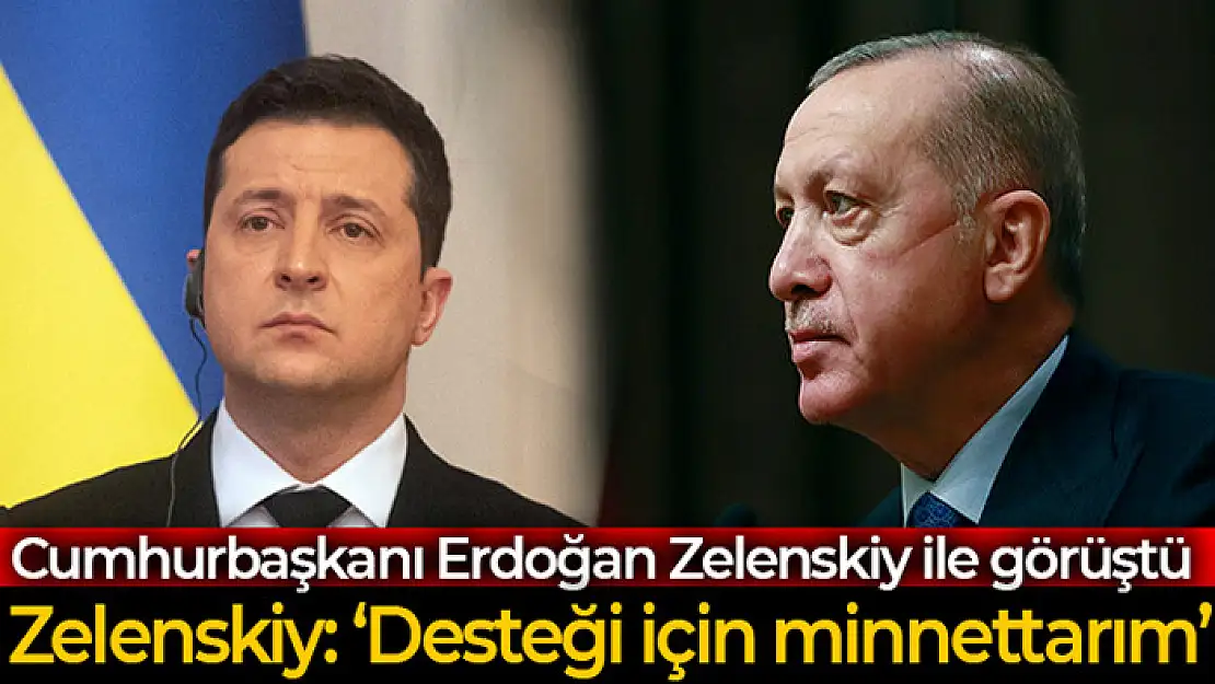 Cumhurbaşkanı Erdoğan, Ukrayna Cumhurbaşkanı Zelenskiy ile görüştü