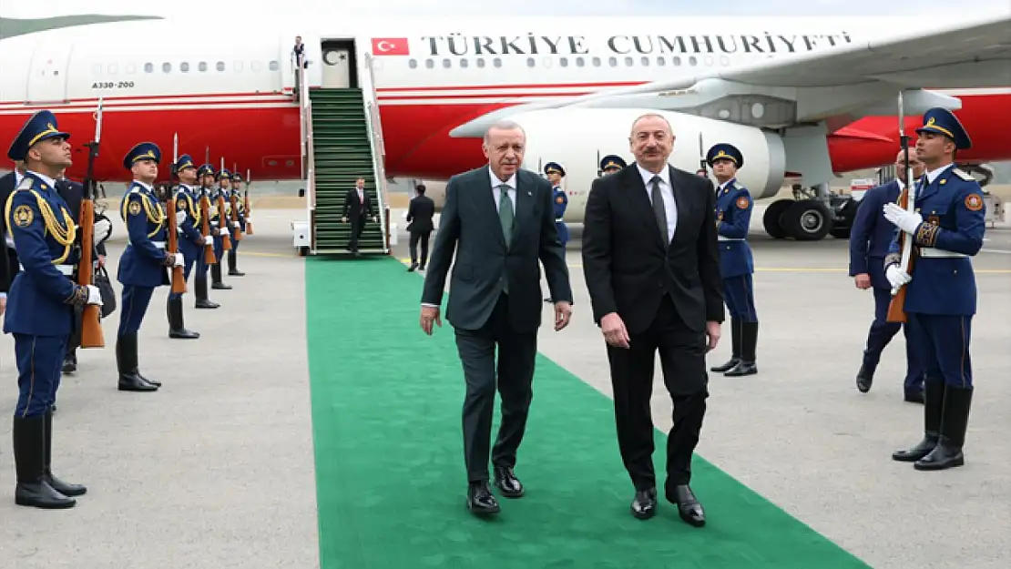 Cumhurbaşkanı Erdoğan ve Aliyev, Laçın Uluslararası Havalimanı'nın açılışını yaptı