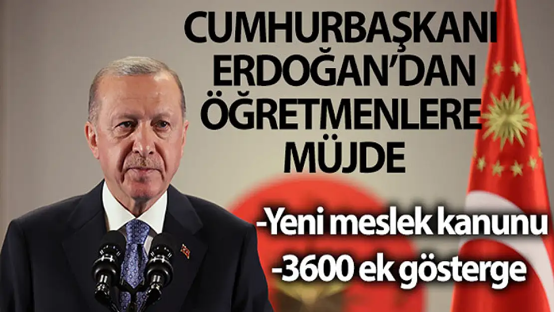 Cumhurbaşkanı Erdoğan'dan 3600 ek gösterge açıklaması