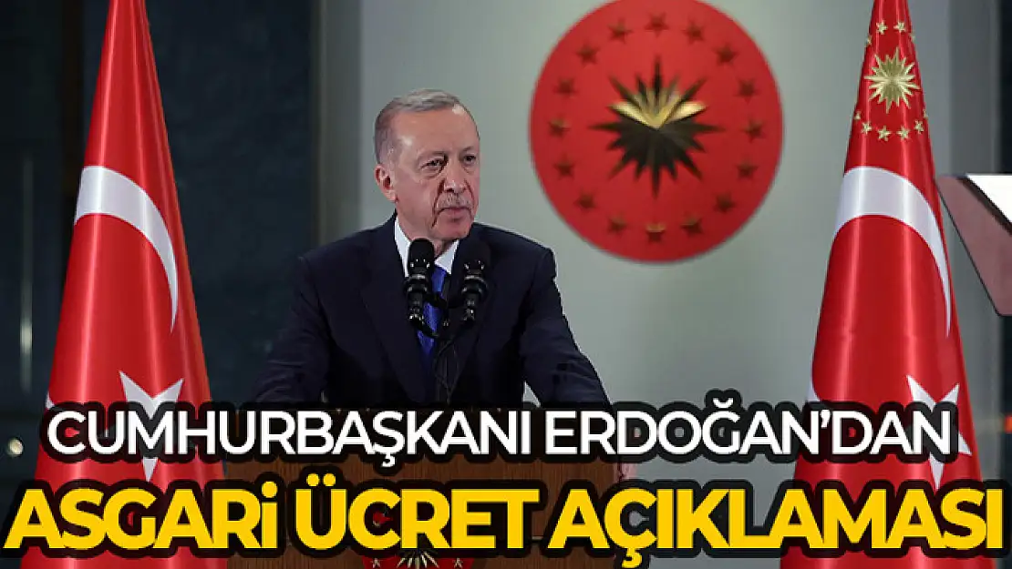 Cumhurbaşkanı Erdoğan'dan asgari ücret mesajı: Görüşmeler yapıcı