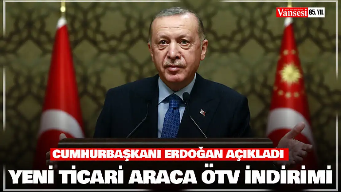 Cumhurbaşkanı Erdoğan'dan esnafa müjde