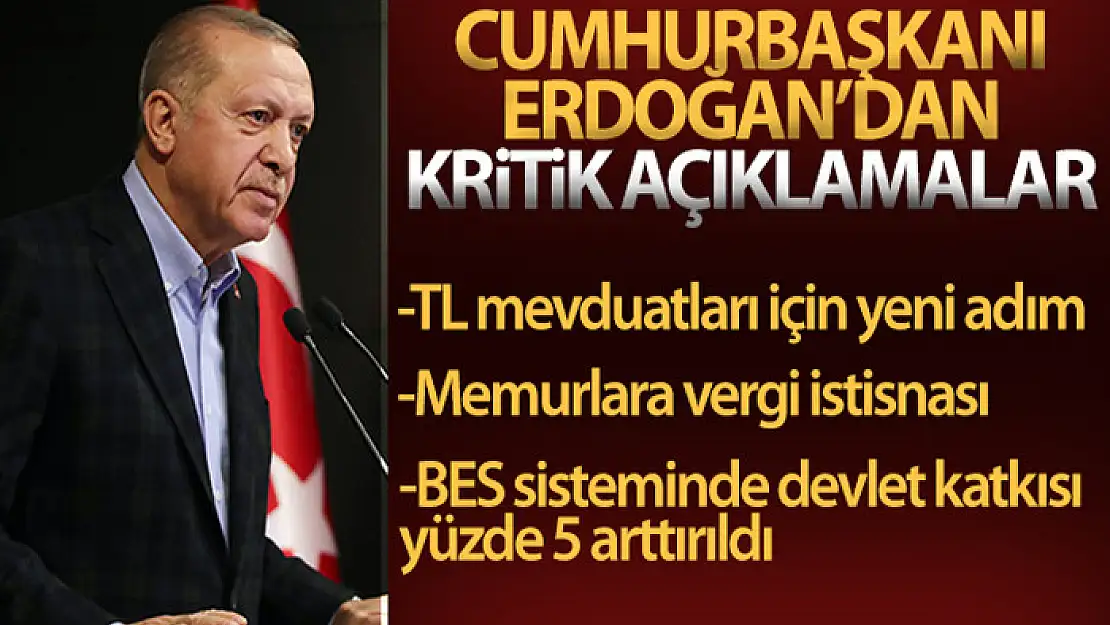 Cumhurbaşkanı Erdoğan'dan kabine sonrası önemli açıklamalar