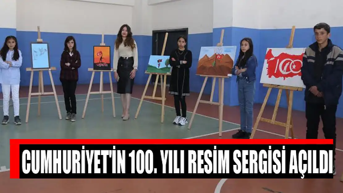 Cumhuriyet'in 100. Yılı Resim Sergisi açıldı