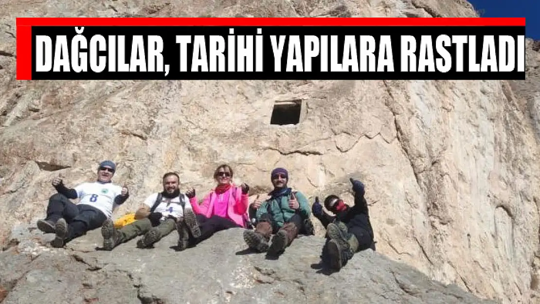 Dağcılar, tarihi yapılara rastladı