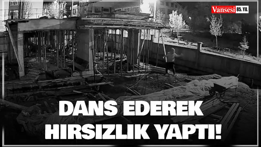 Dans ederek hırsızlık yapan şahıs güvenlik kameralarına yansıdı