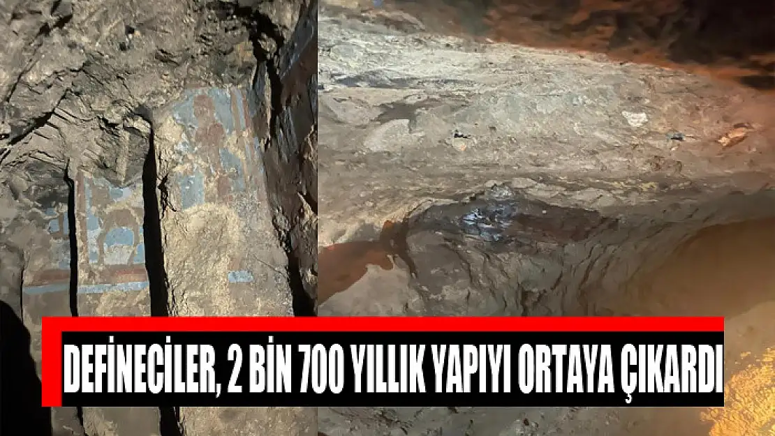 Defineciler, 2 bin 700 yıllık yapıyı ortaya çıkardı