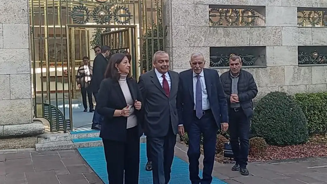 DEM Parti heyeti TBMM Başkanı Kurtulmuş ile görüştü