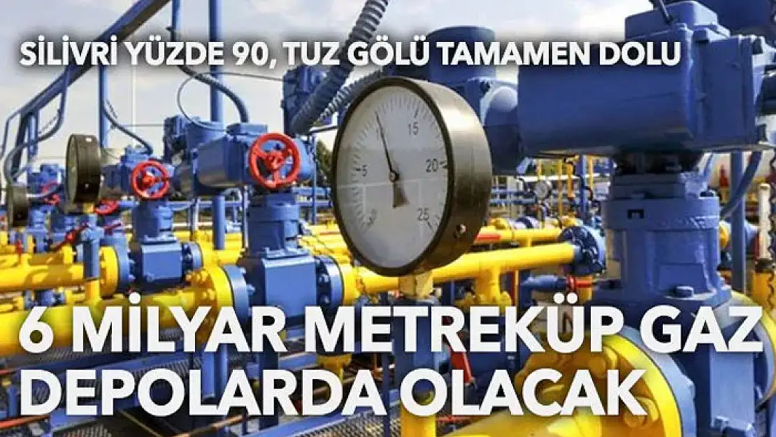 Depolarda 6 milyar metreküp gaz olacak