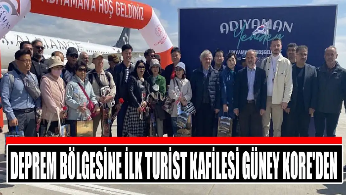 Deprem bölgesine ilk turist kafilesi Güney Kore'den