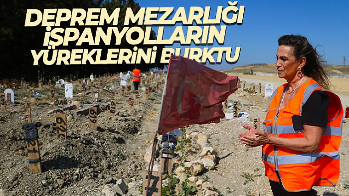 Deprem mezarlığı yardımsever İspanyolların yüreklerini burktu