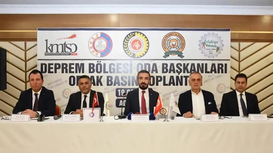 Depremden etkilenen illerden ortak çağrı