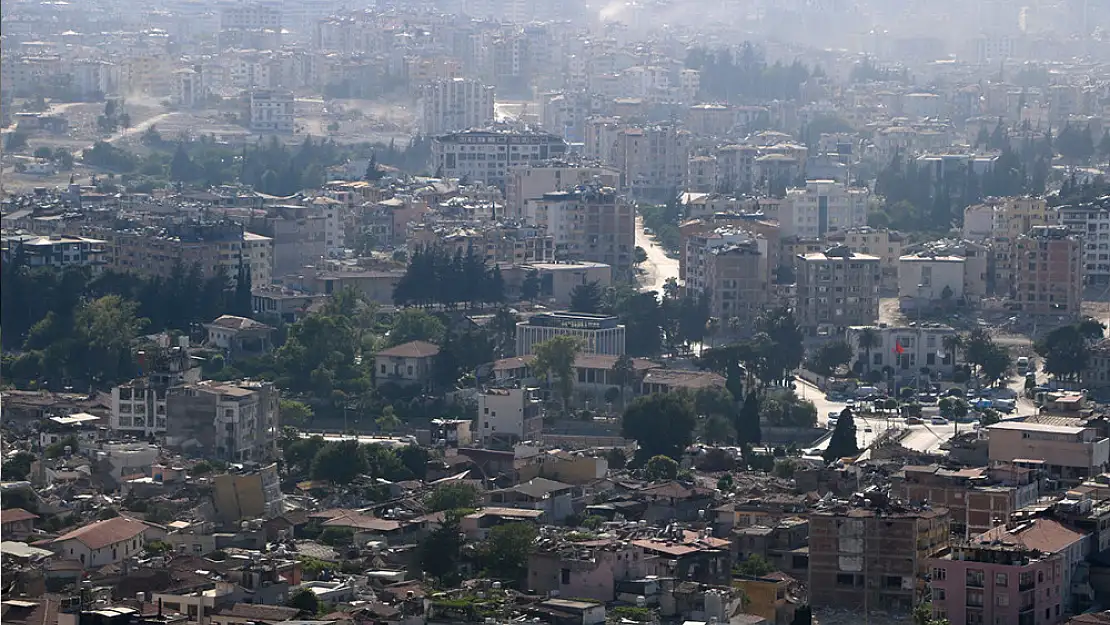 Depremin Hatay'daki izleri gökyüzünden görüntülendi