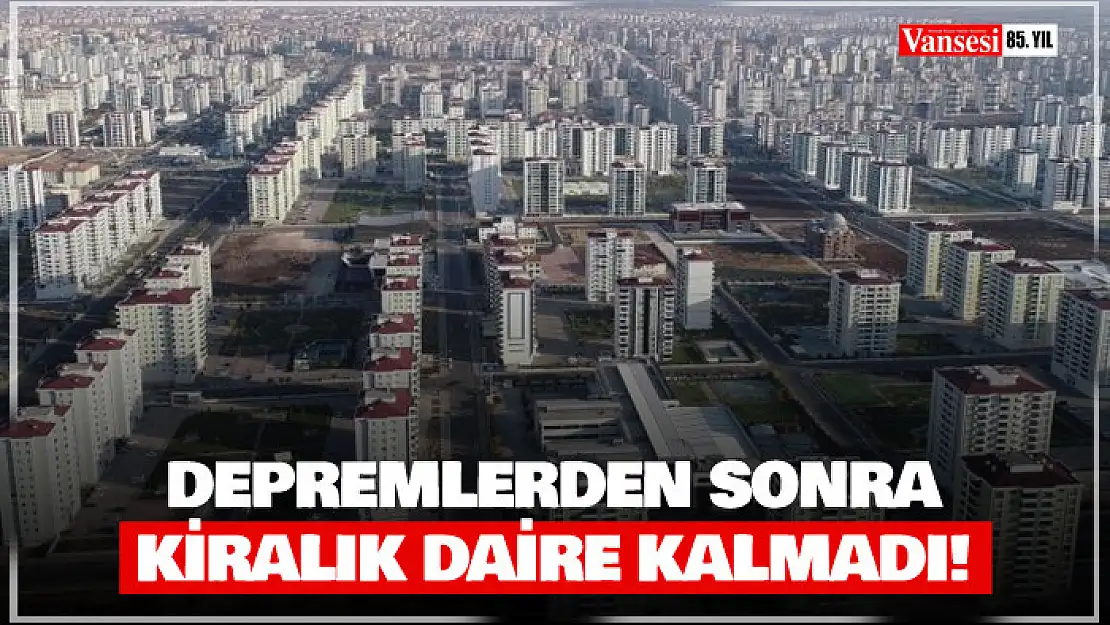 Depremlerden sonra Diyarbakır'da kiralık daire kalmadı