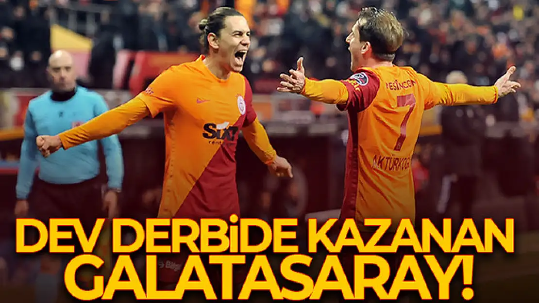 Dev derbide kazanan Galatasaray!