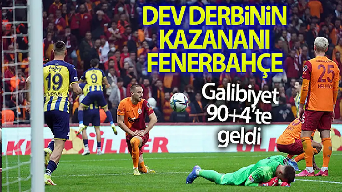 Dev derbinin kazananı Fenerbahçe