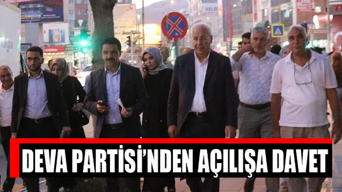 DEVA Partisi'nden açılışa davet