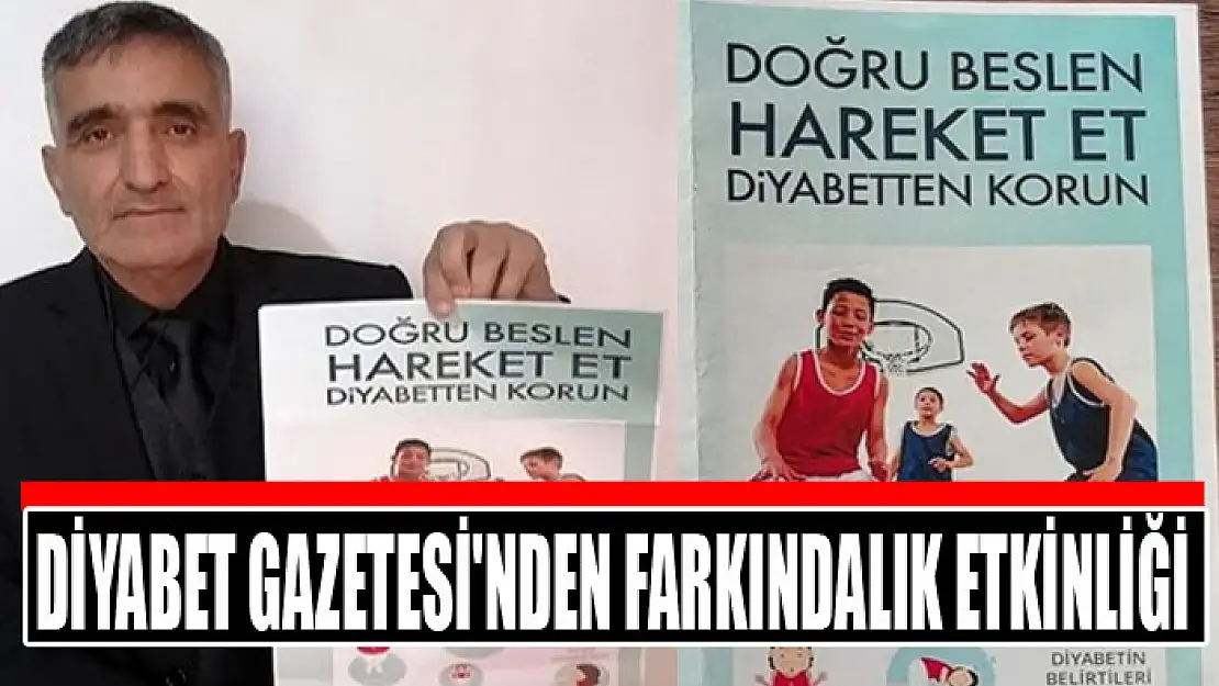 Diyabet Gazetesi'nden farkındalık etkinliği