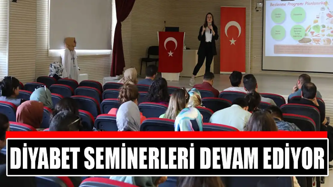 Diyabet seminerleri devam ediyor