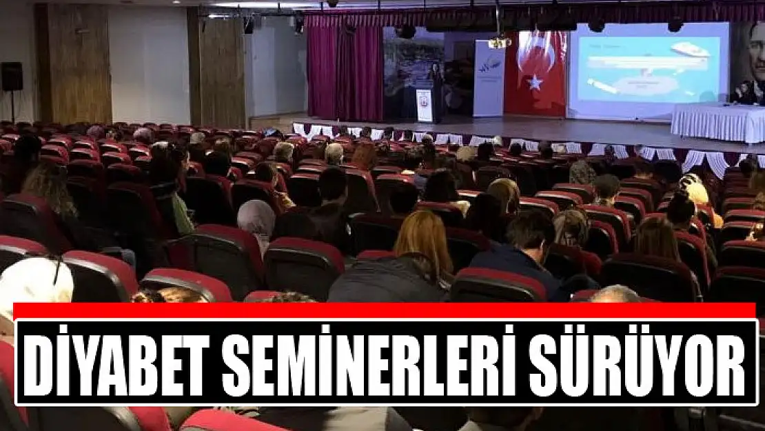 Diyabet seminerleri sürüyor