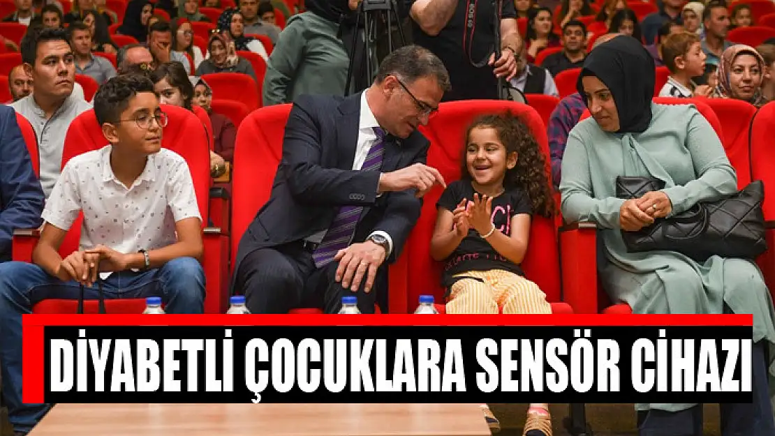 Diyabetli çocuklara sensör cihazı