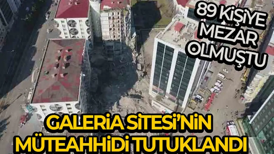 Diyarbakır'da 89 kişiye mezar olan Galeria Sitesi'nin müteahhidi tutuklandı