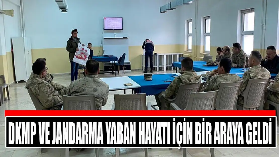 DKMP ve jandarma yaban hayatı için bir araya geldi