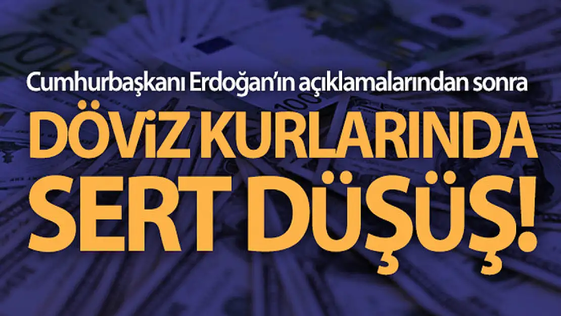 Dolar ve euroda sert düşüş!