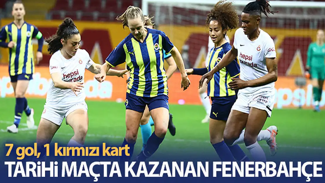 Dostluk derbisinde Fenerbahçe farklı kazandı