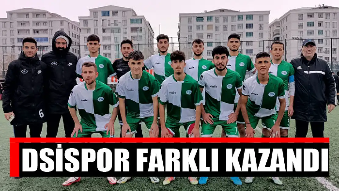 DSİSPOR FARKLI KAZANDI