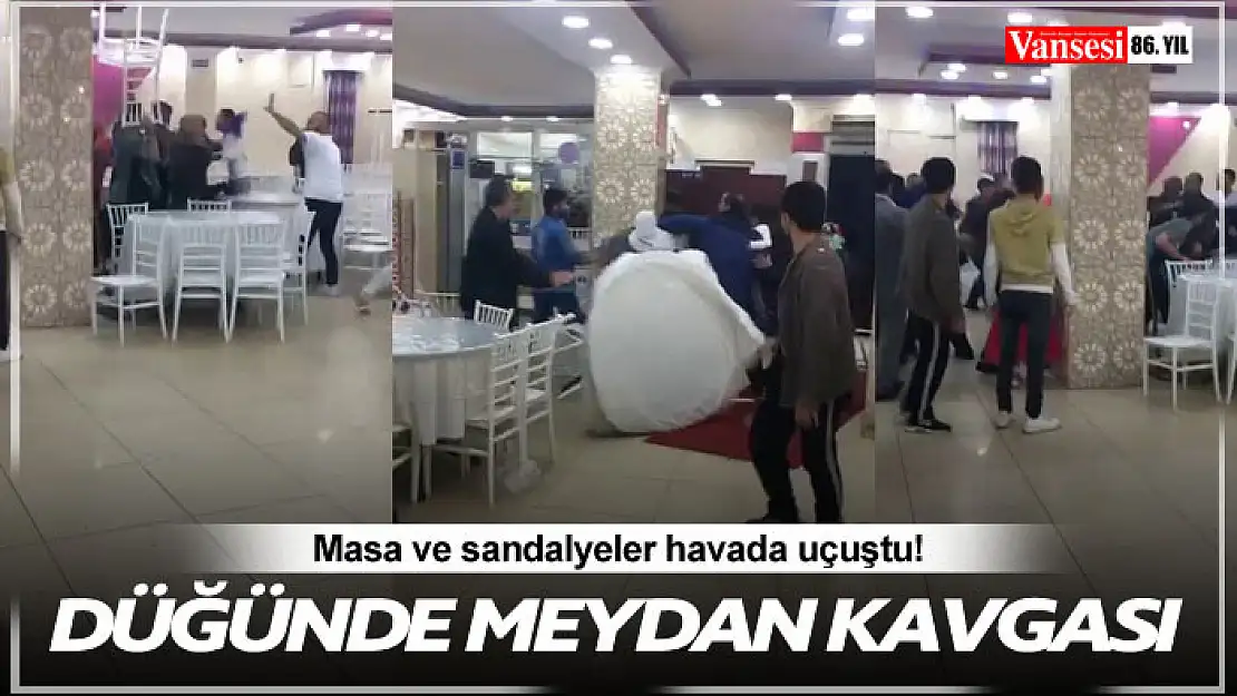 Düğünde meydan kavgası