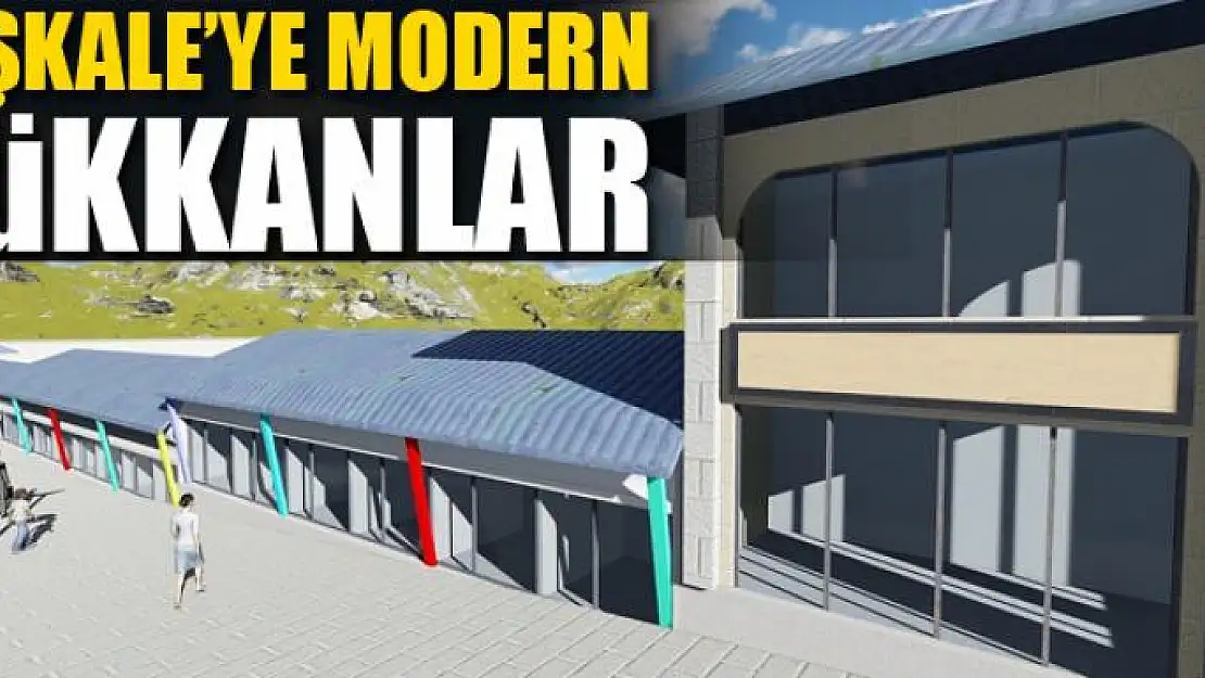 Başkale'ye modern dükkanlar