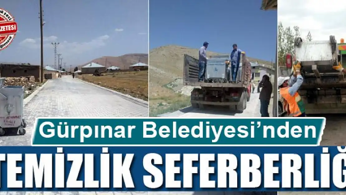 Gürpınar'da temizlik seferberliği