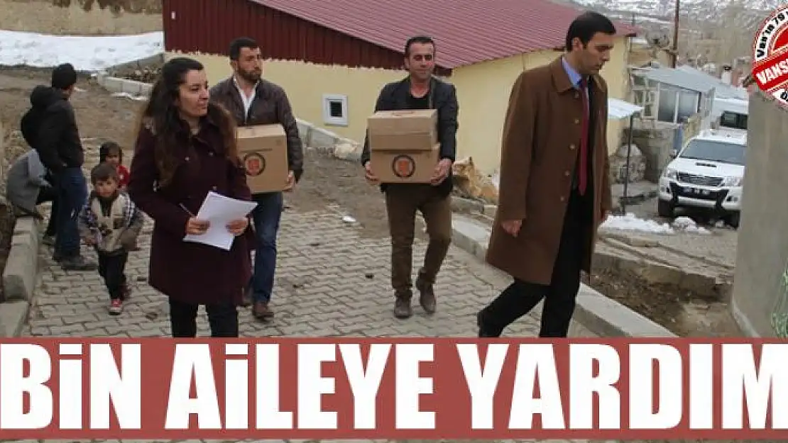 Başkale'de bin aileye yardım