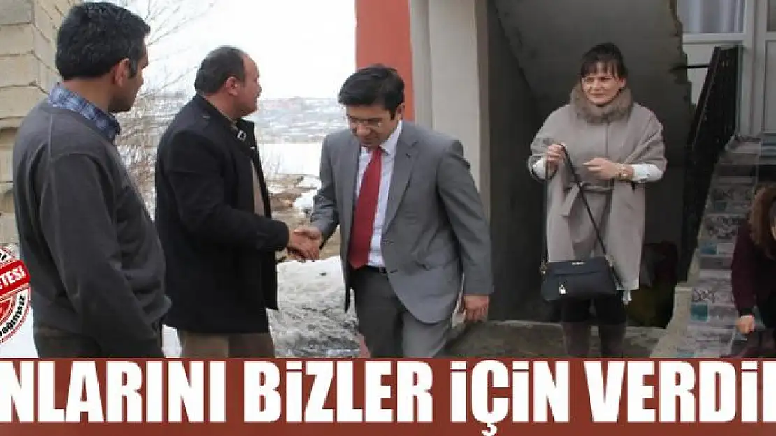 Şehitlerimiz canlarını bizler için verdi