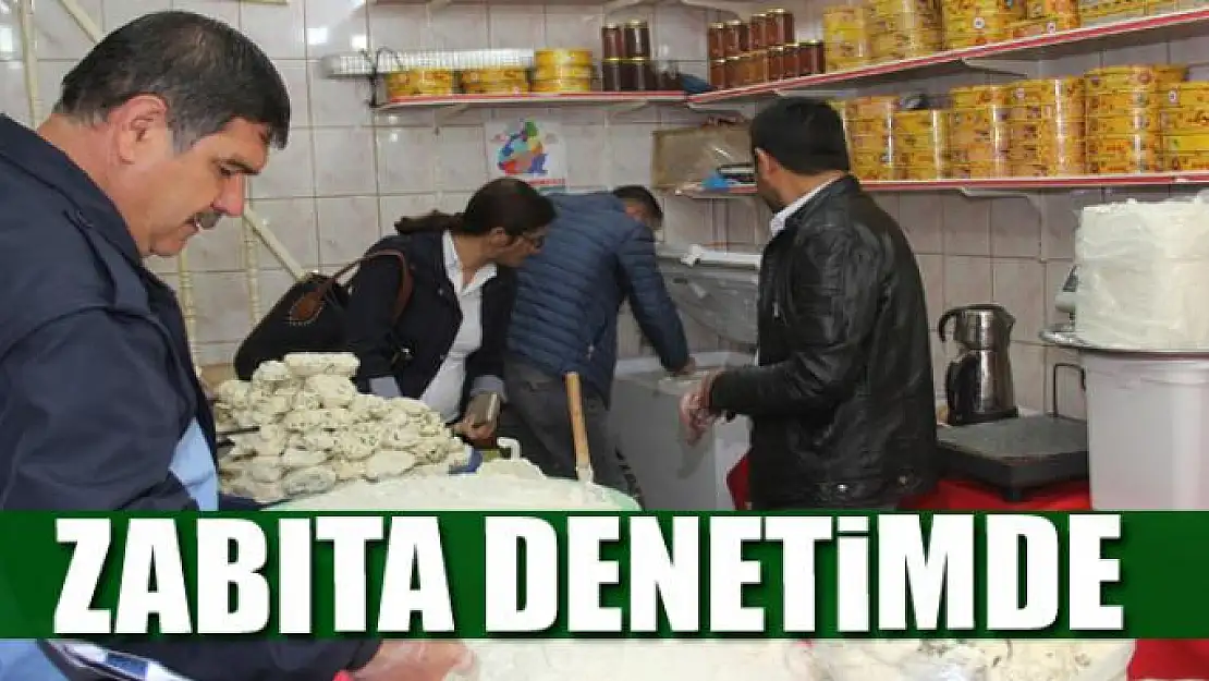 Peynirciler Çarşısında denetim