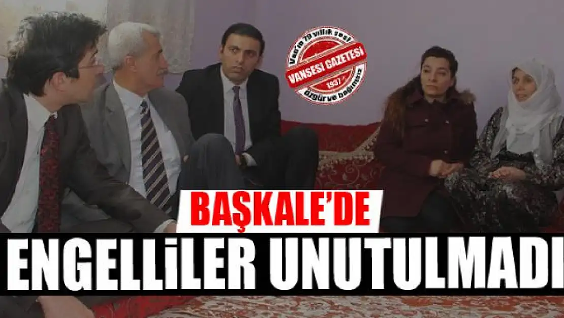 Başkale Kaymakamı Abdulselam Öztürk, Engellileri unutmadı